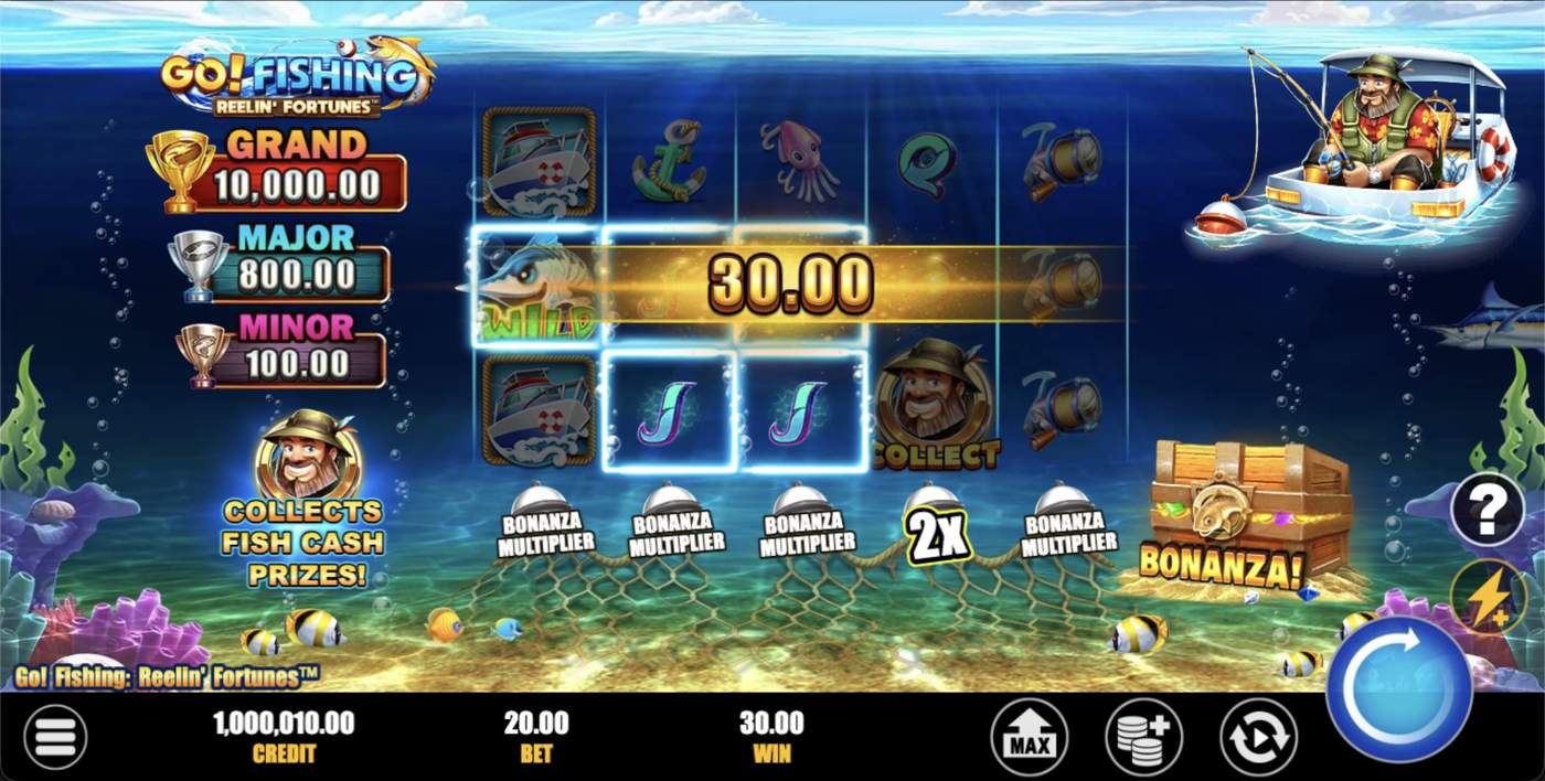 Go! Fishing: Reelin’ Fortunes: image of winning