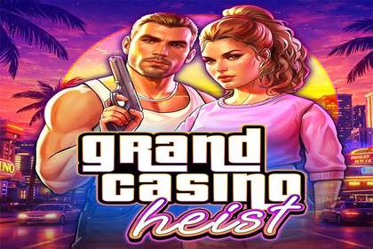 Grand Casino Heist Online Slot Logo