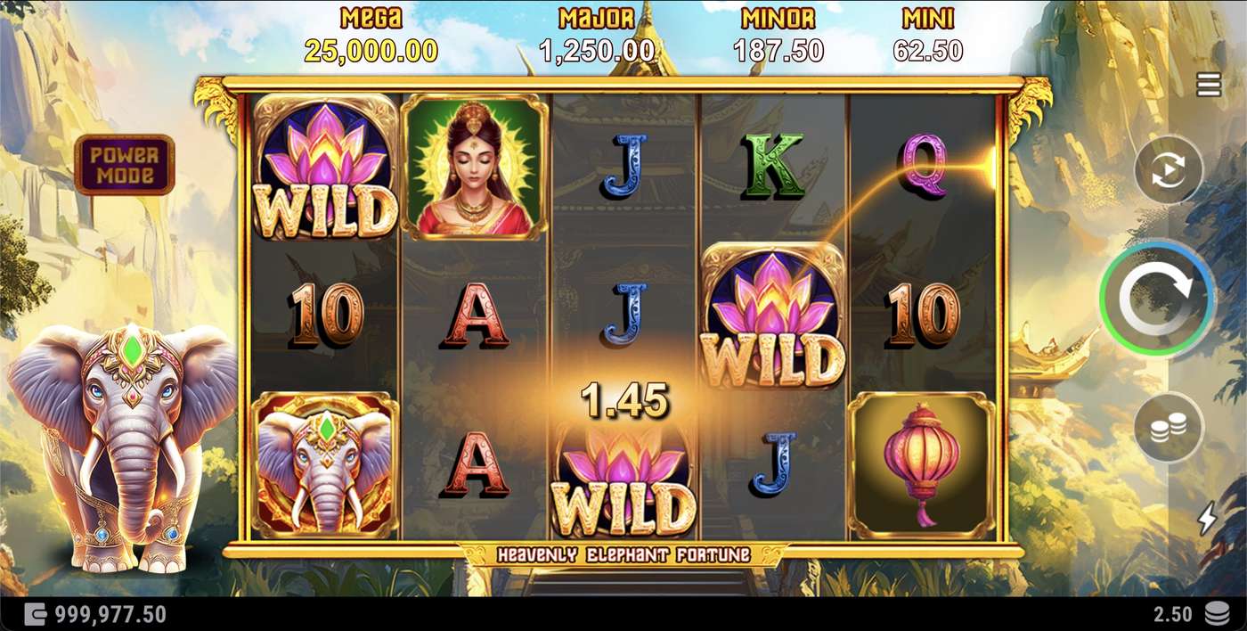 Heavenly Elephant Fortune: image of winning