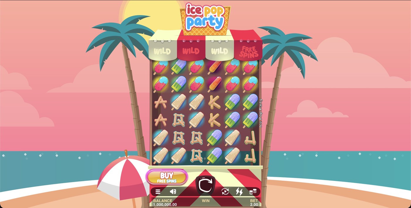 Ice Pop Party: image of main menu