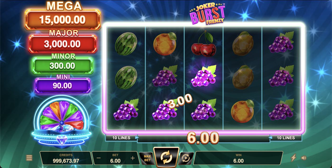 Joker Burst Frenzy: image of winning