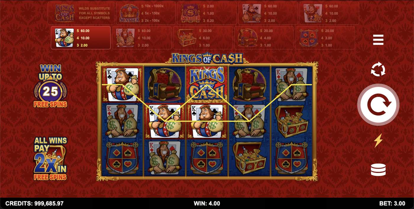 Kings of Cash: image of winning