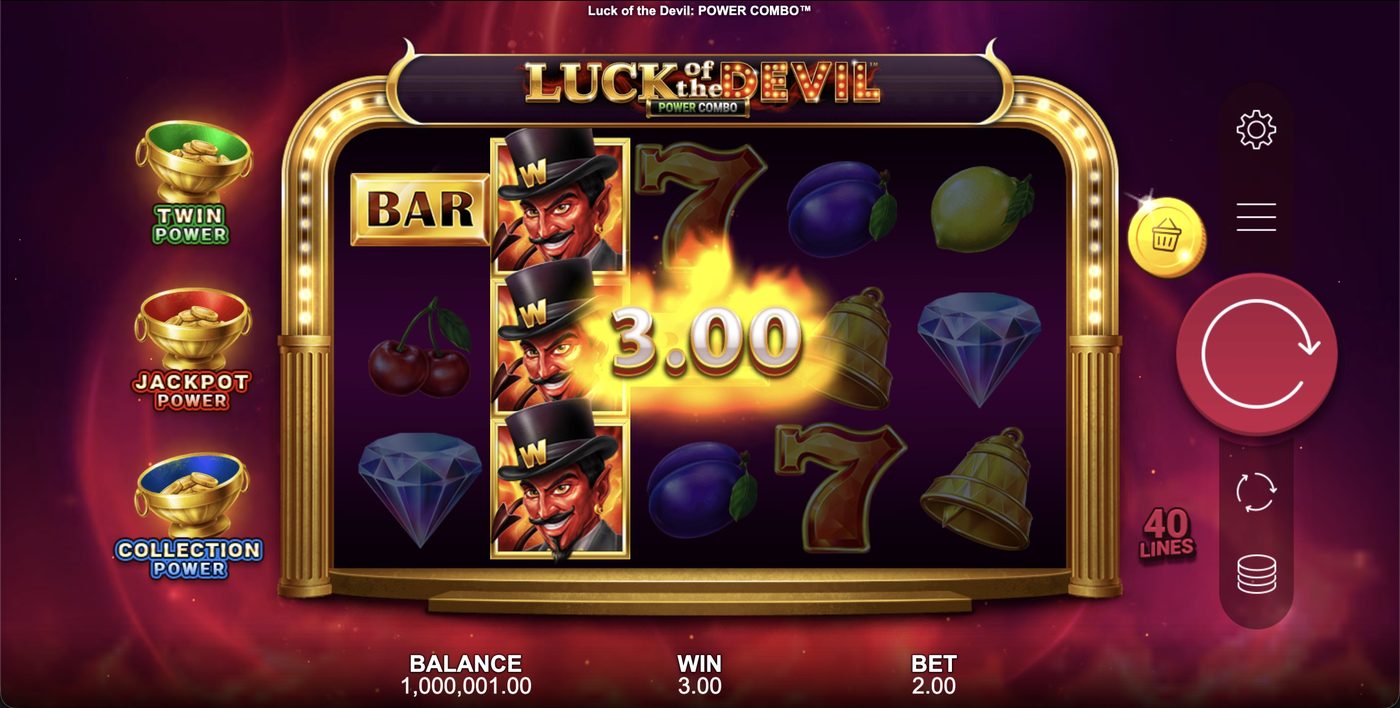 Luck of the Devil: POWER COMBO: image of winning