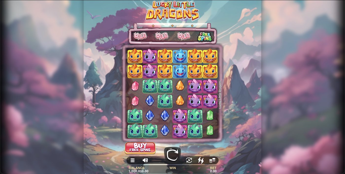 Lucky Little Dragons: image of main menu