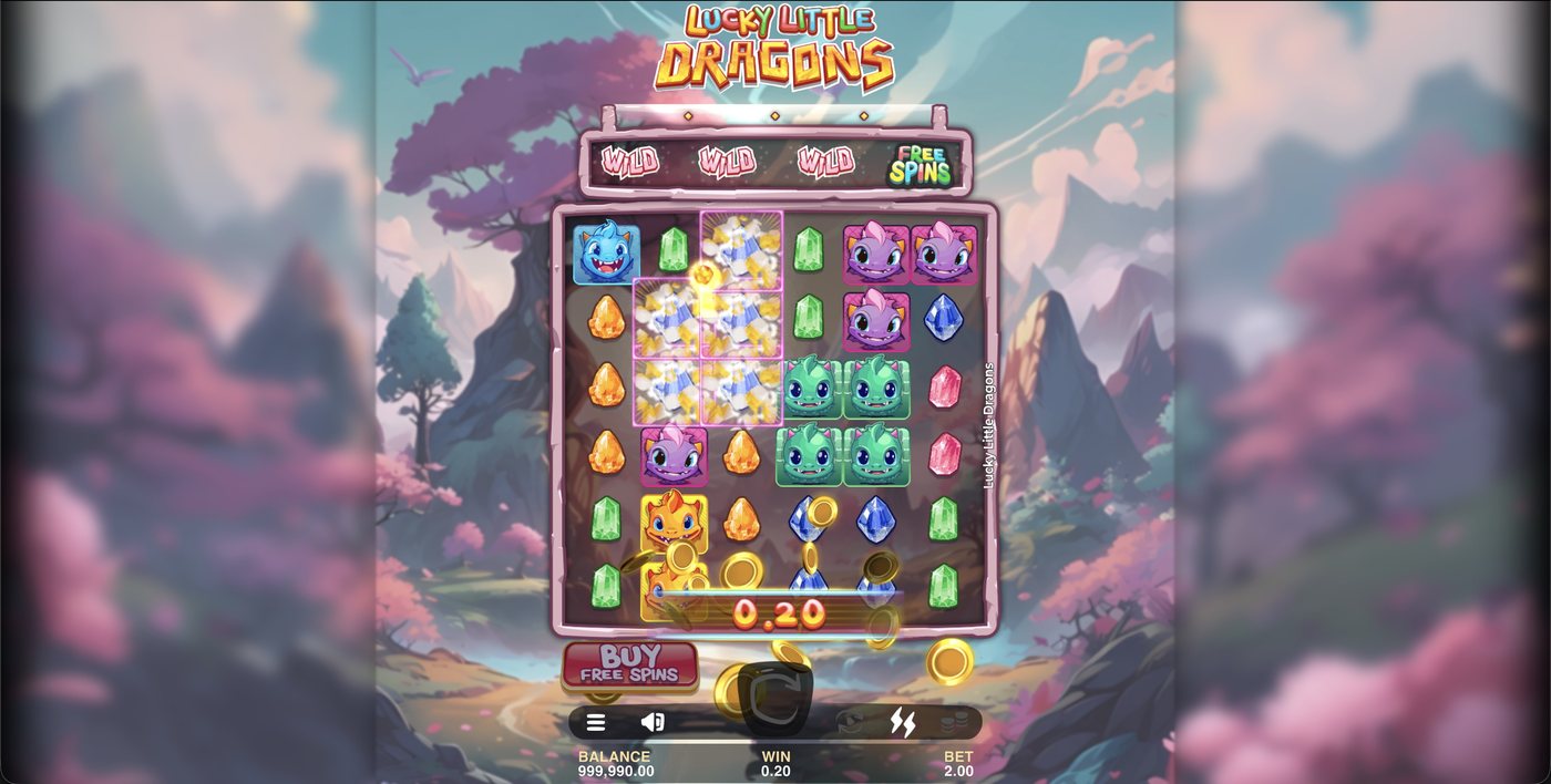 Lucky Little Dragons: image of winning