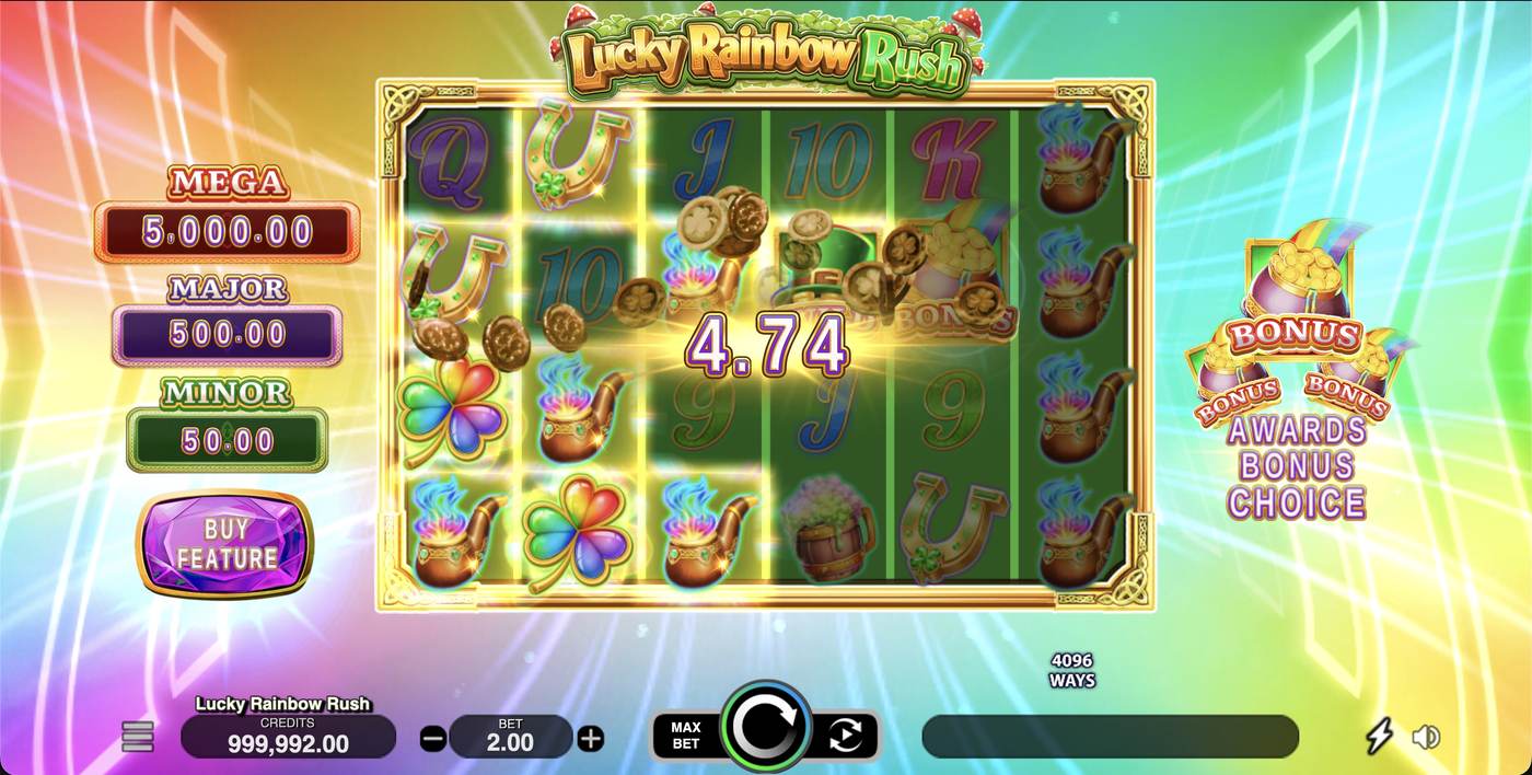 Lucky Rainbow Rush: image of winning