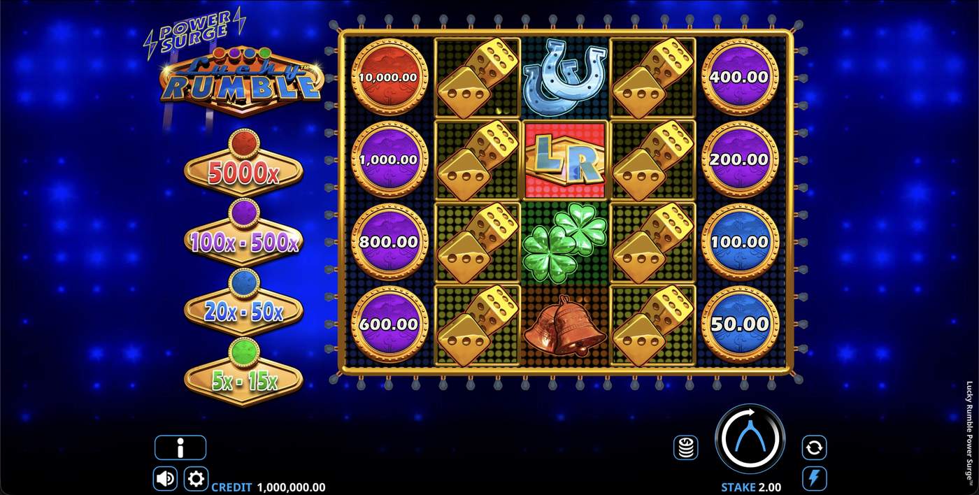 Lucky Rumble Power Surge: image of main menu