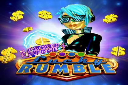 Lucky Rumble Power Surge Online Slot Logo