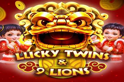 Lucky Twins & 9 Lions Online Slot Logo