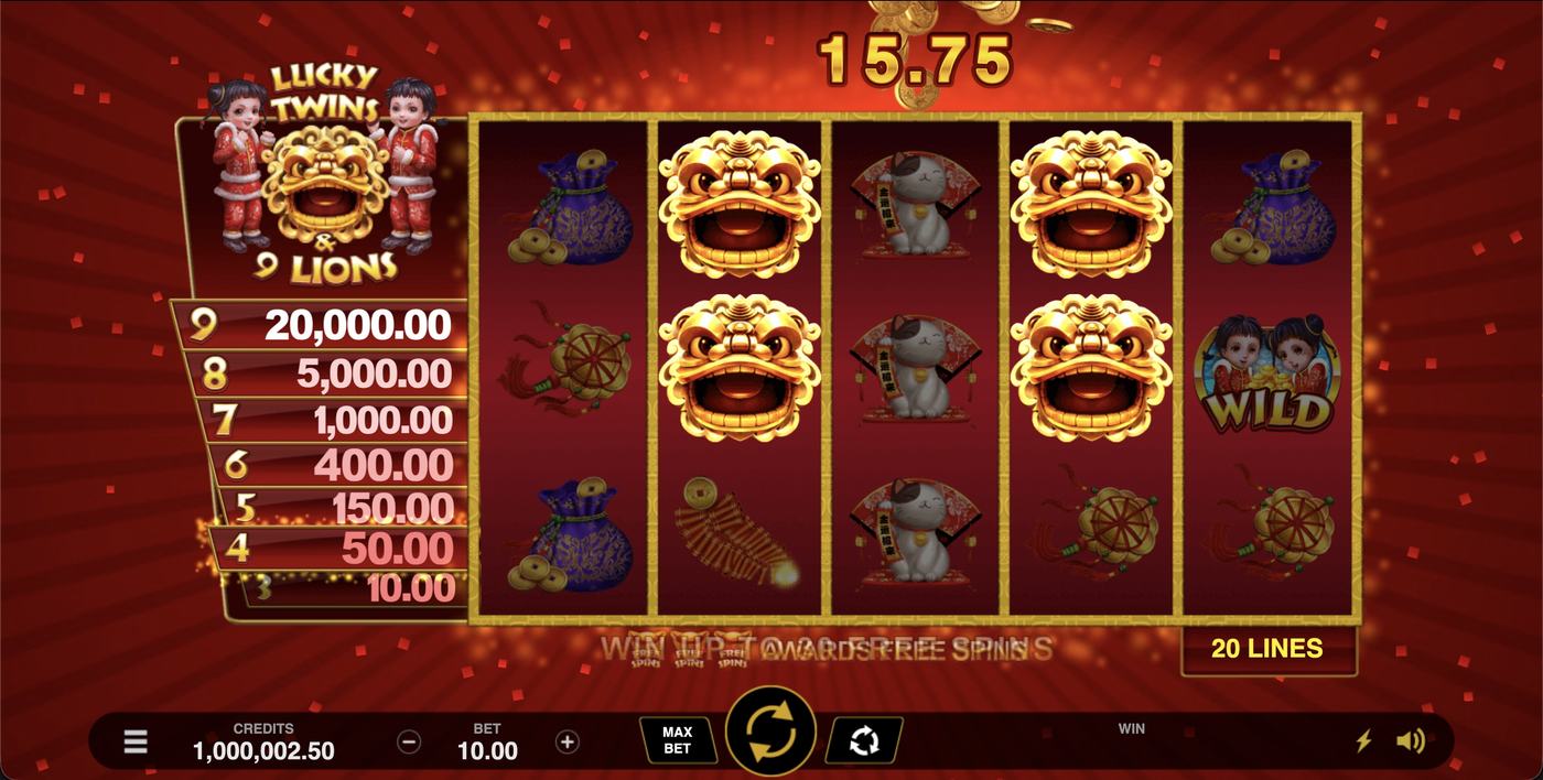 Lucky Twins & 9 Lions: image of winning