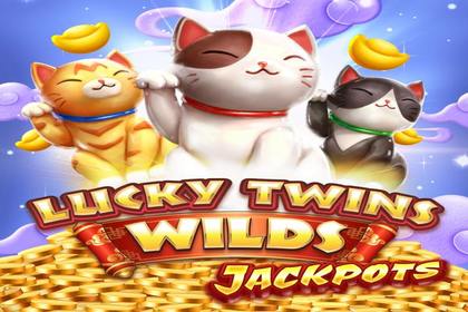 Lucky Twins Wilds Jackpots Online Slot Logo