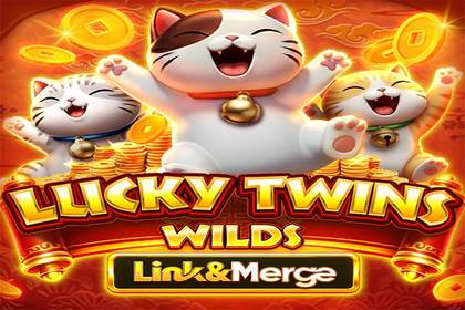 Lucky Twins Wilds Link&Merge Online Slot Logo