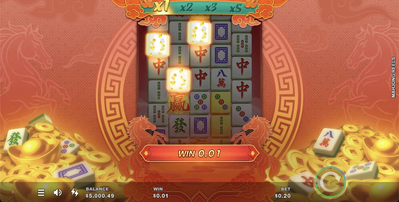 Mahjong Reels: image of winning