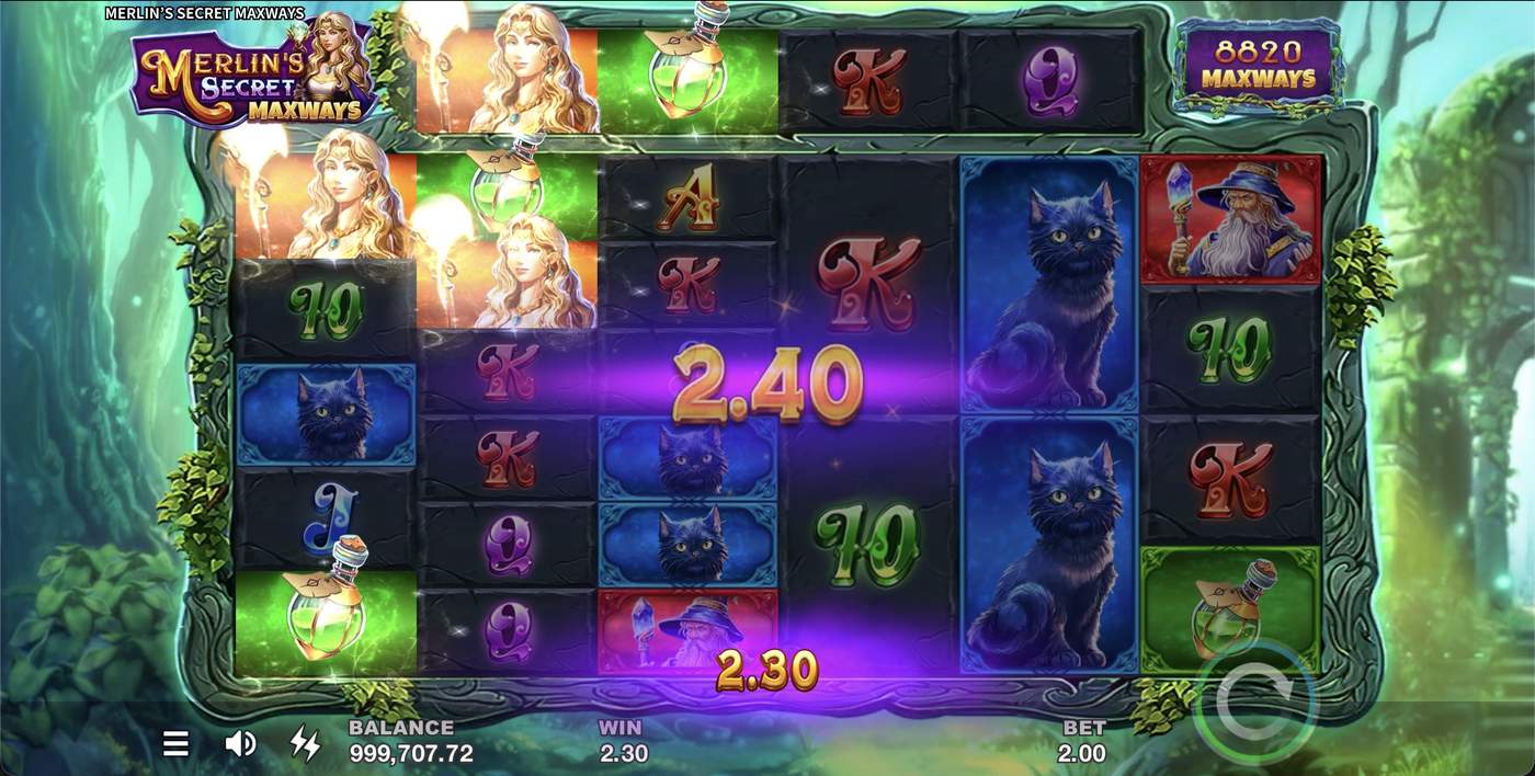 Merlin’s Secret Maxways: image of winning