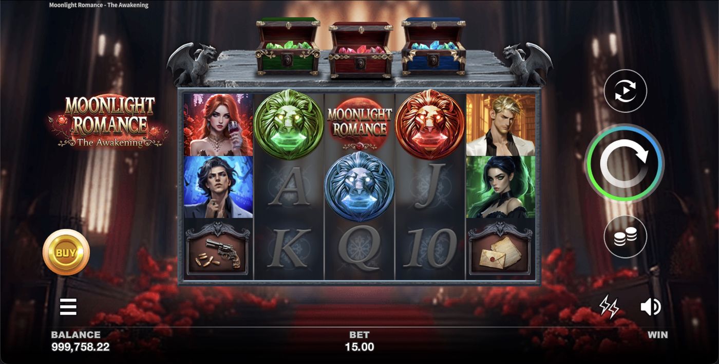 Moonlight Romance – The Awakening: image of main menu
