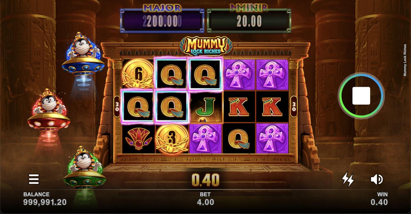 Mummy Lock Riches: image of winning