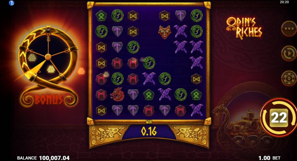 Odin's Riches: image of winning