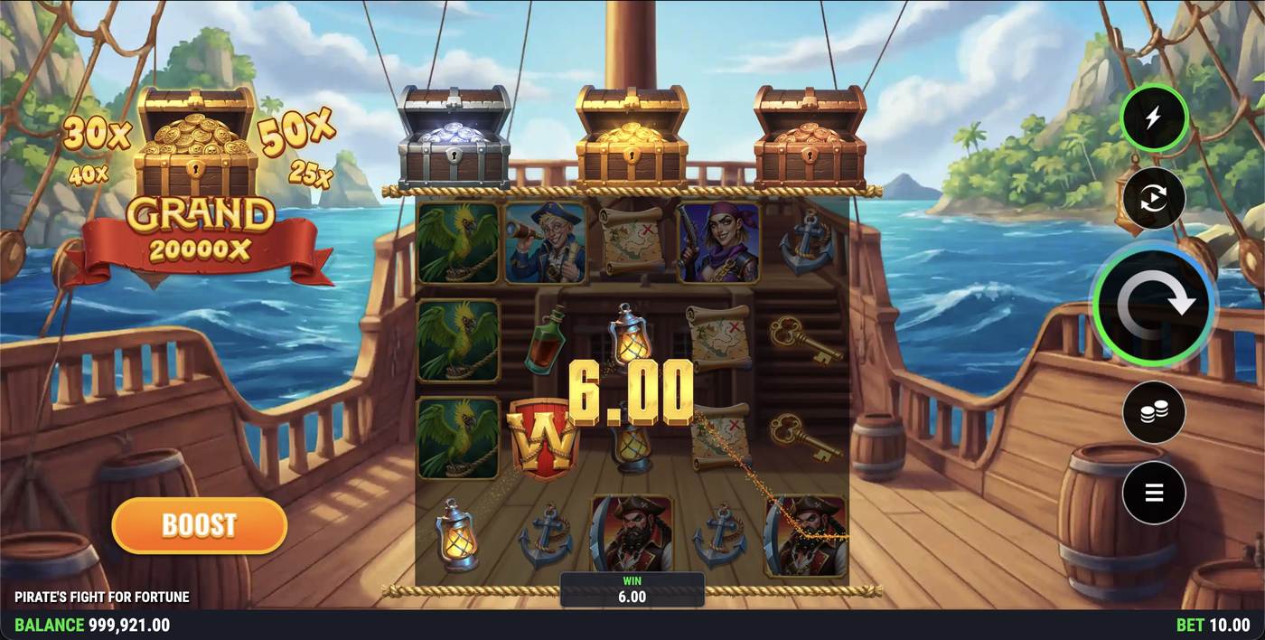Pirate’s Fight for Fortune: image of winning