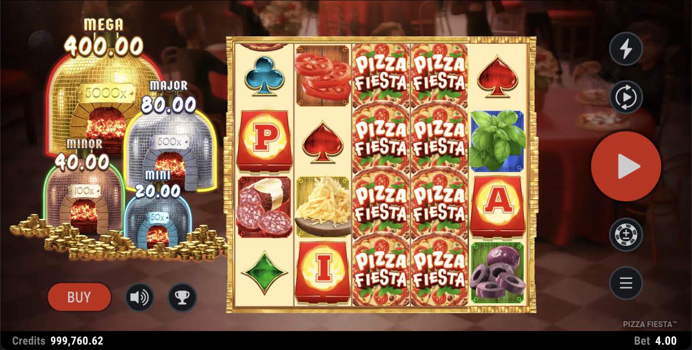 Pizza Fiesta: image of main menu