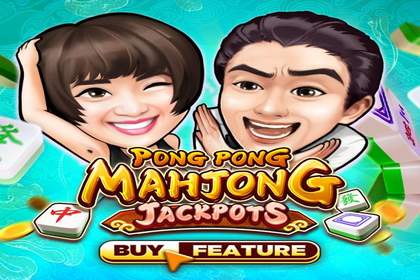 Pong Pong Mahjong Jackpots Online Slot Logo