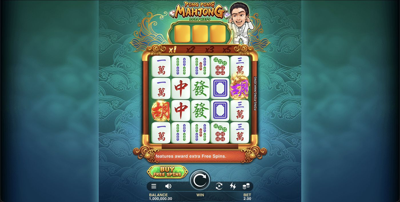 Pong Pong Mahjong: image of main menu
