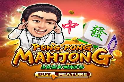 Pong Pong Mahjong Online Slot Logo