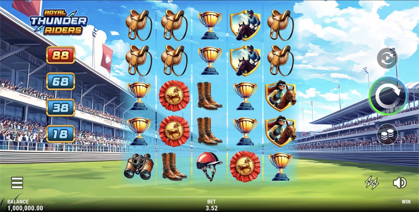 Royal Thunder Riders: image of main menu