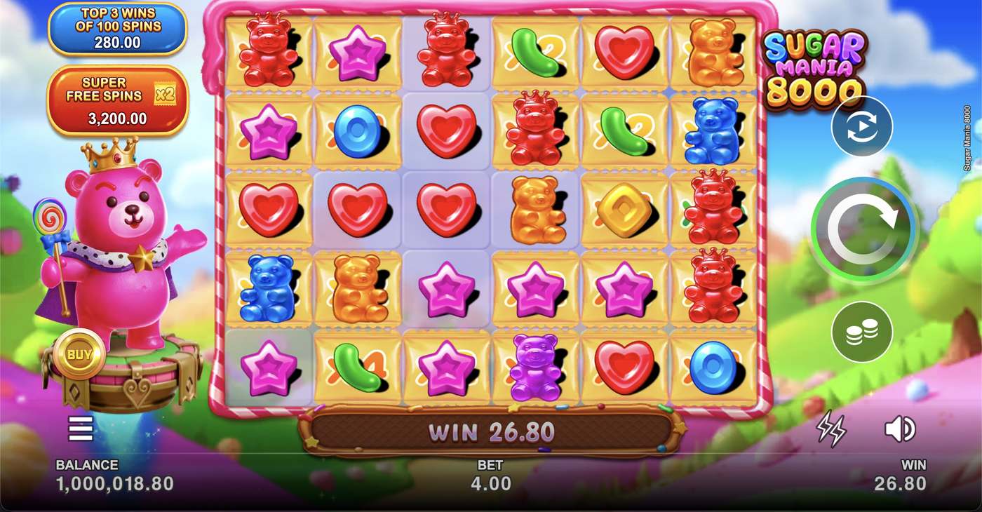 Sugar Mania 8000: image of winning