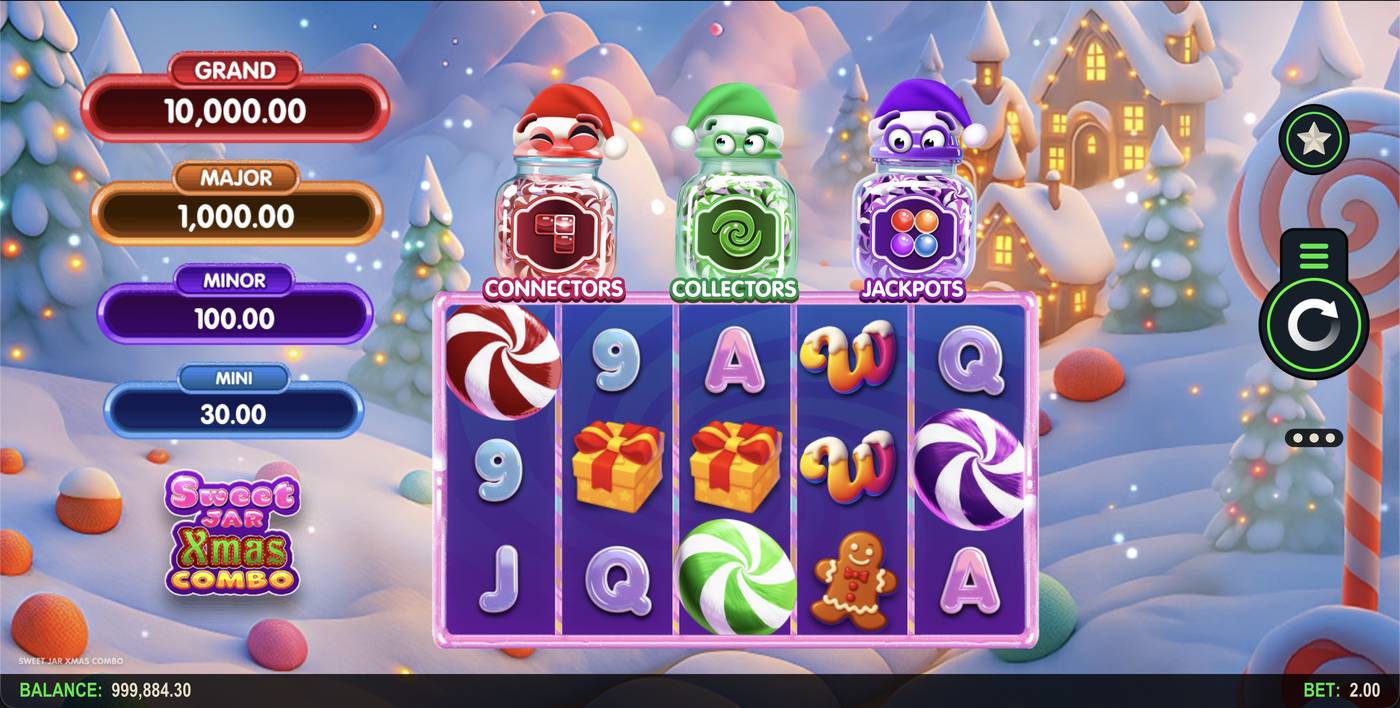 Sweet Jar Xmas Combo: image of main menu