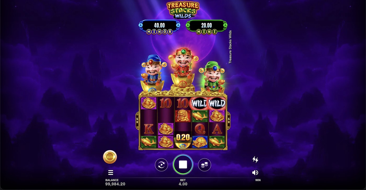 Treasure Stacks Wilds: image of winning