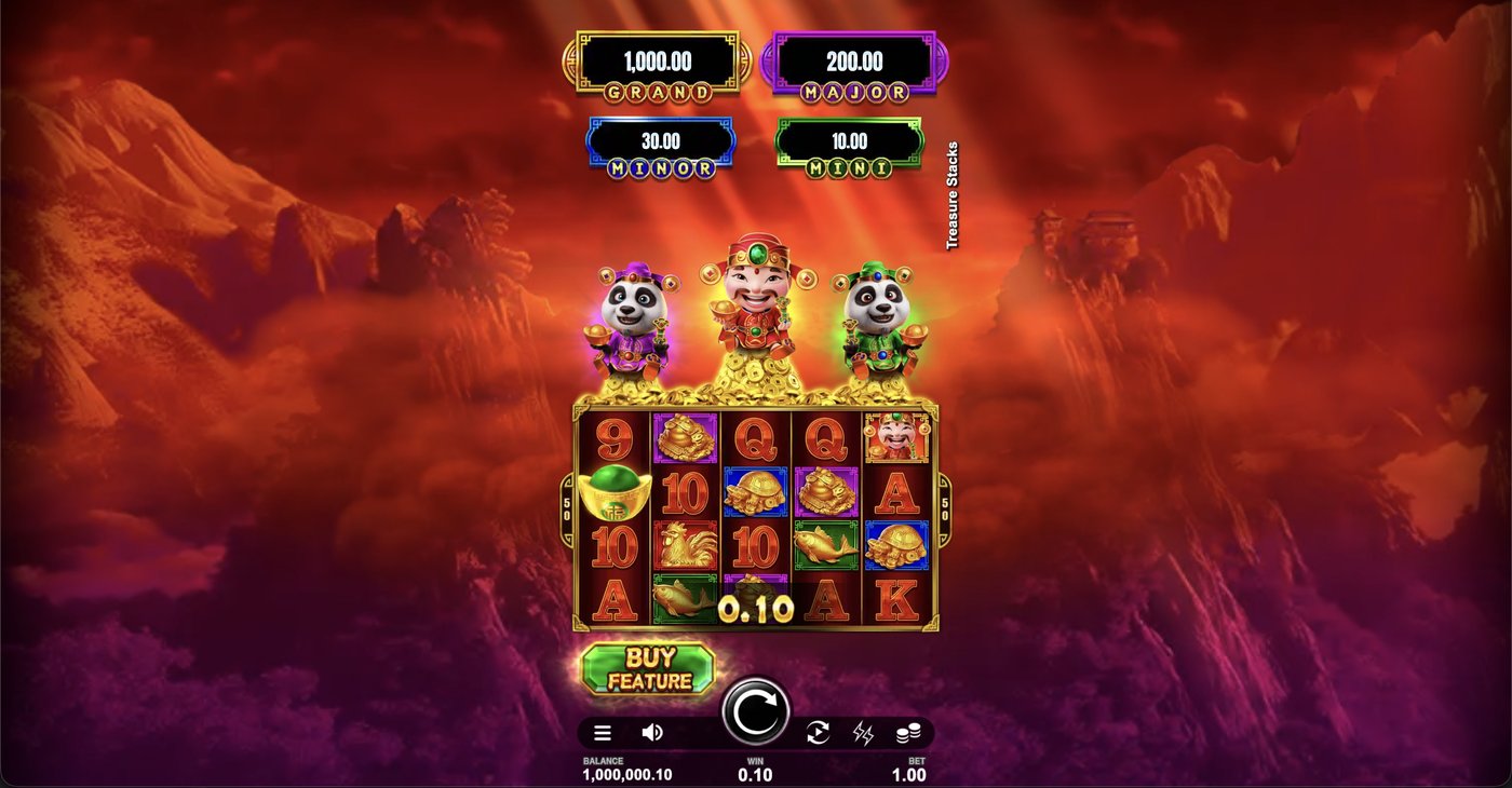 Treasure Stacks: image of winning