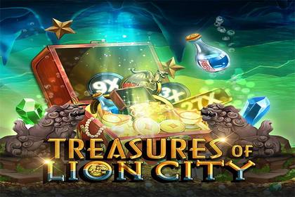 Treasures of Lion City Online Slot Logo