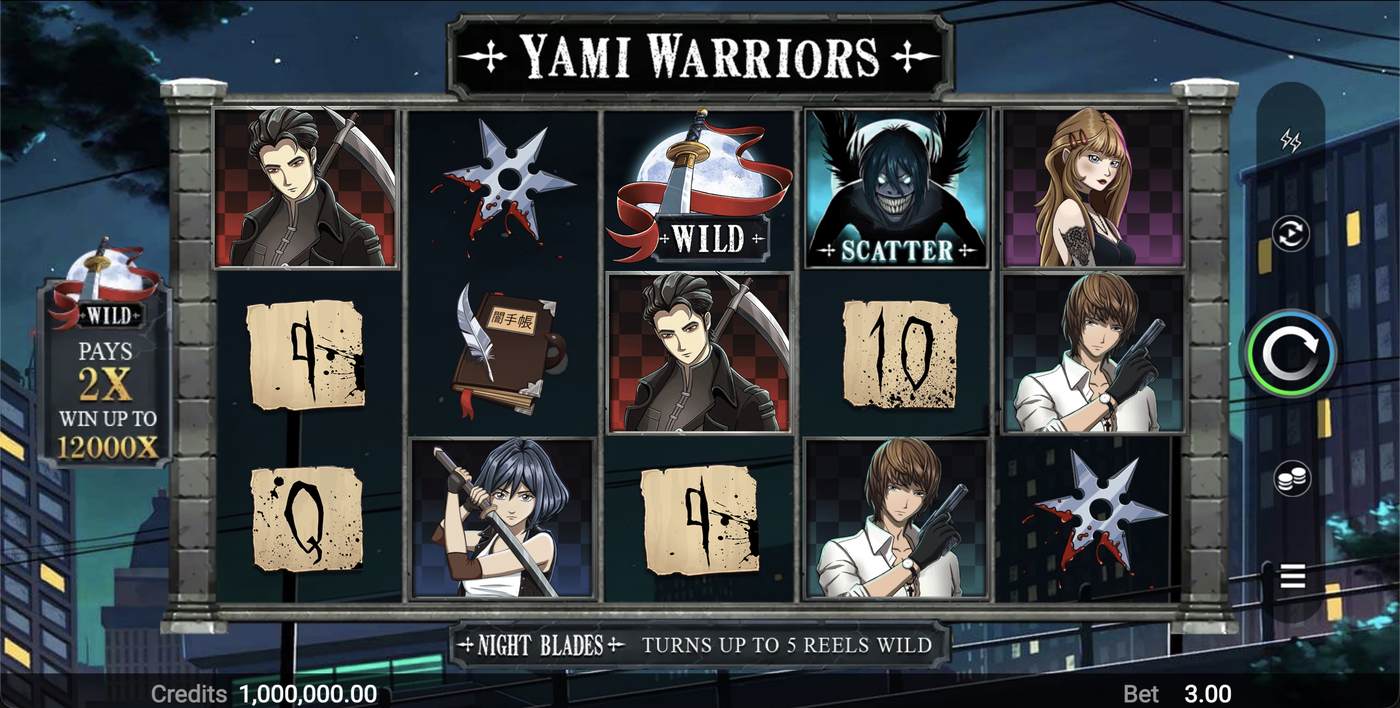 Yami Warriors: image of main menu