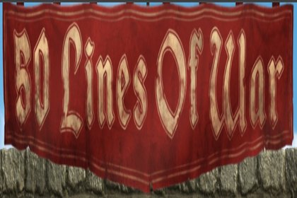 50 Lines Of War Online Slot Logo