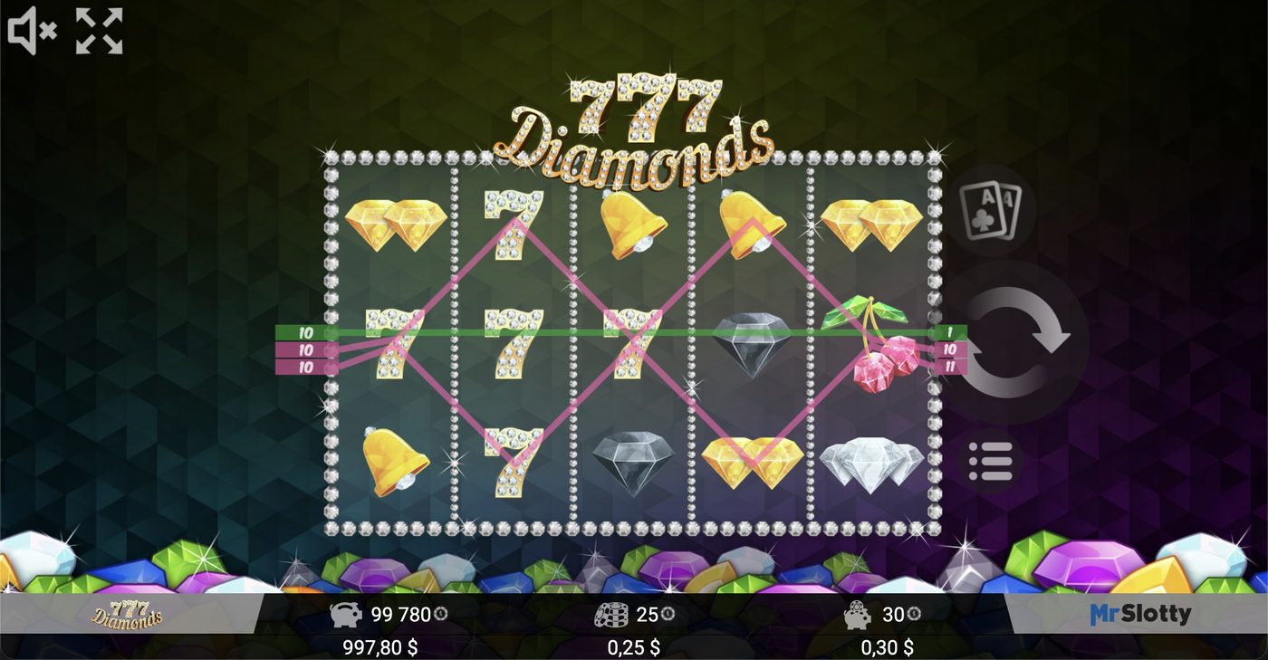 777 Diamonds: image of winning