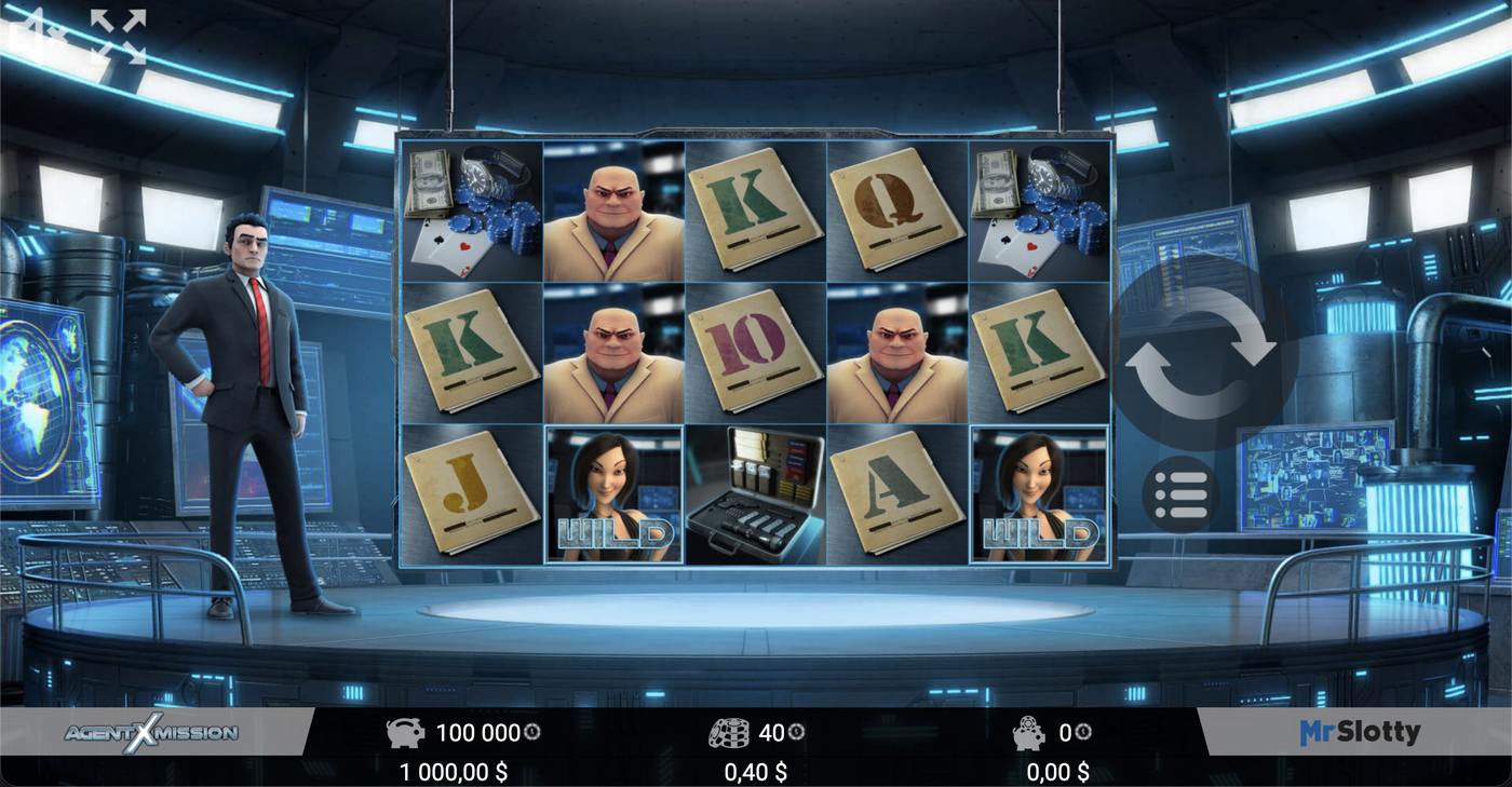 Agent X MIssion: image of main menu