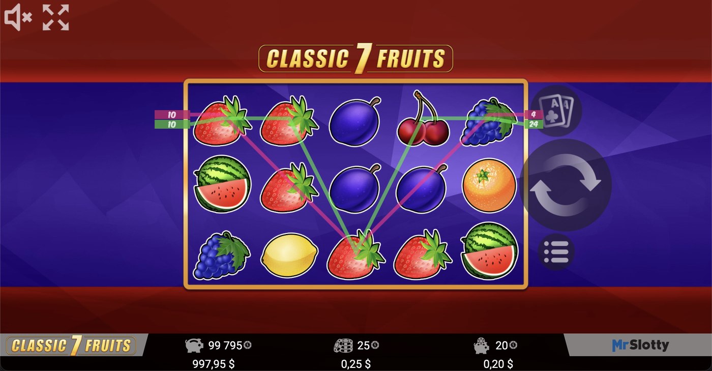 Classic7Fruits: image of winning