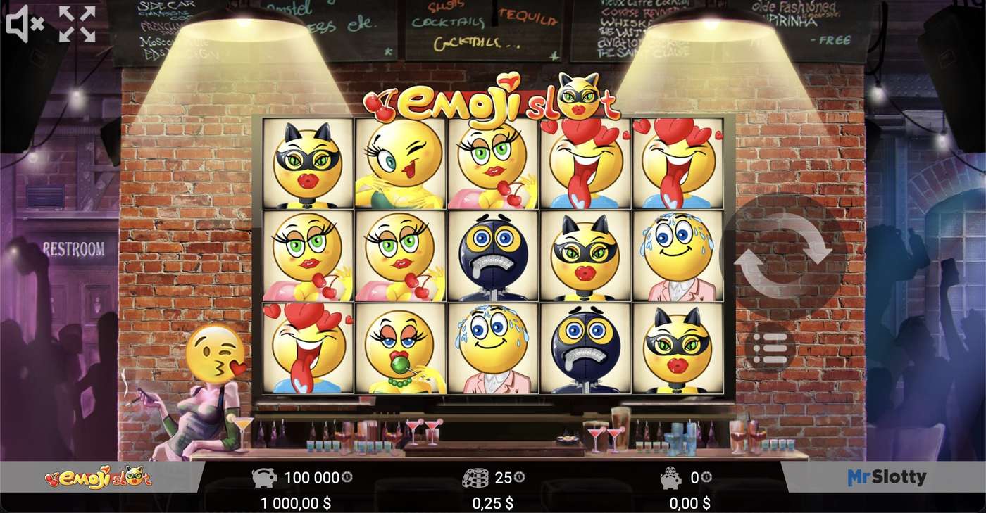 Emoji Slot: image of main menu