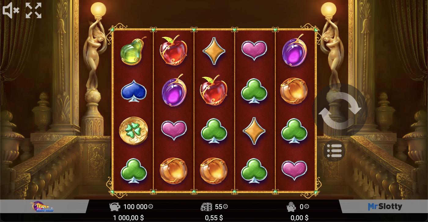 Fruits&Diamonds: image of main menu