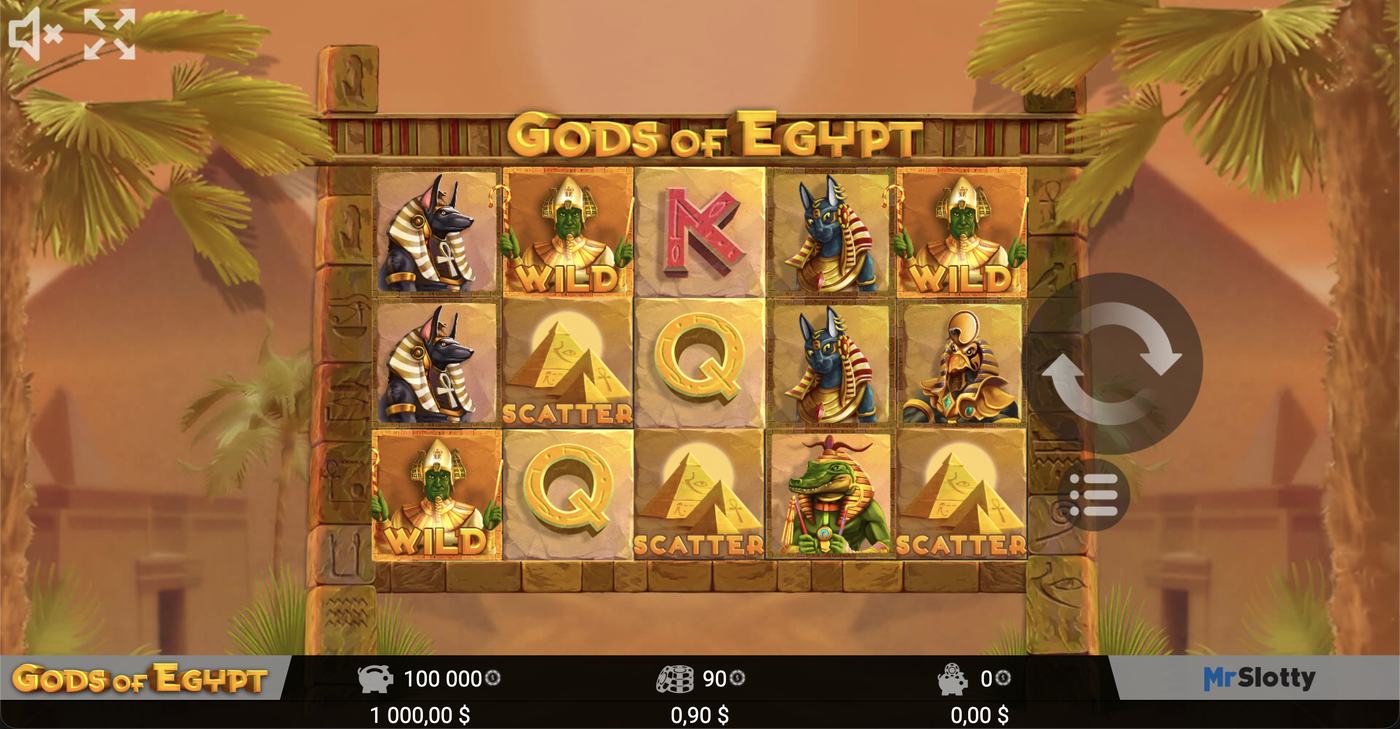 Gods Of Egypt: image of main menu