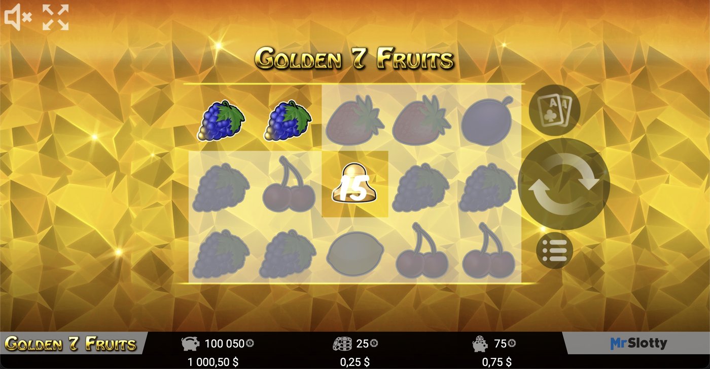 Golden7Fruits: image of winning