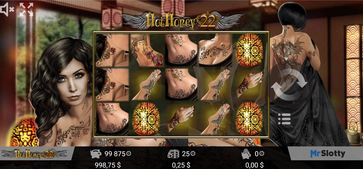 Hot Honey 22: image of main menu