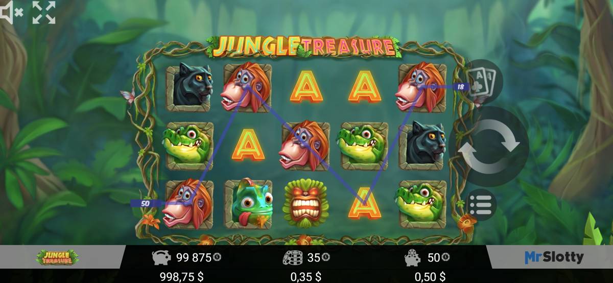 Jungle Treasure: image of winning