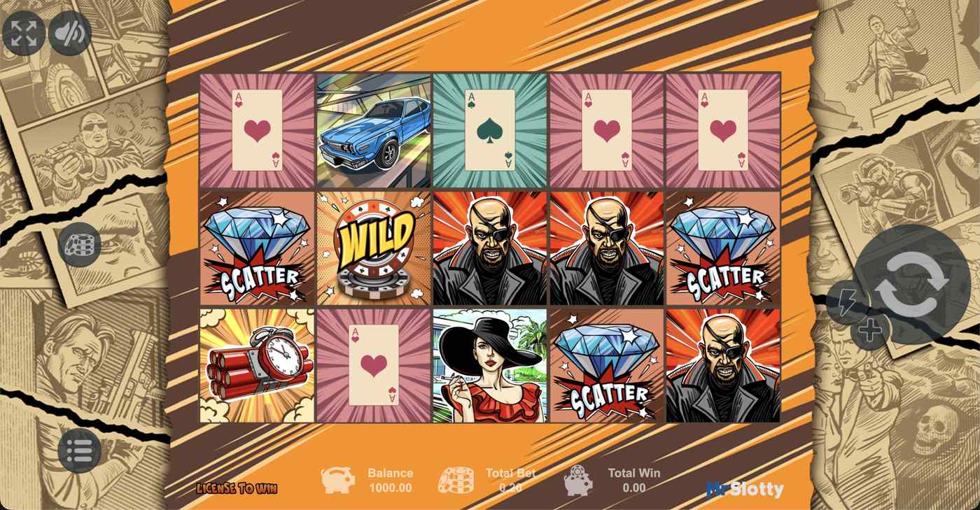 License To Win: image of main menu
