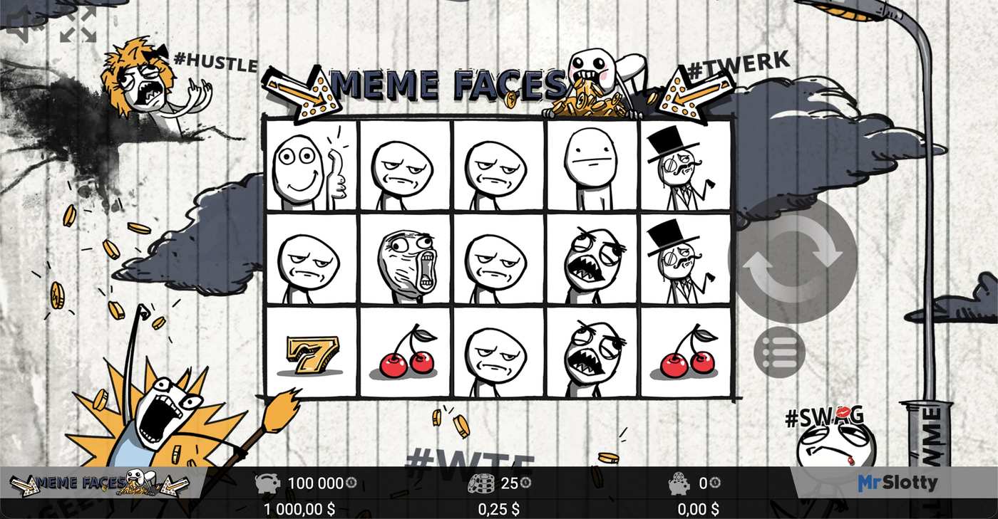 Meme Faces: image of main menu