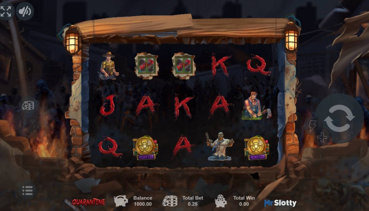 Quarantine: image of main menu