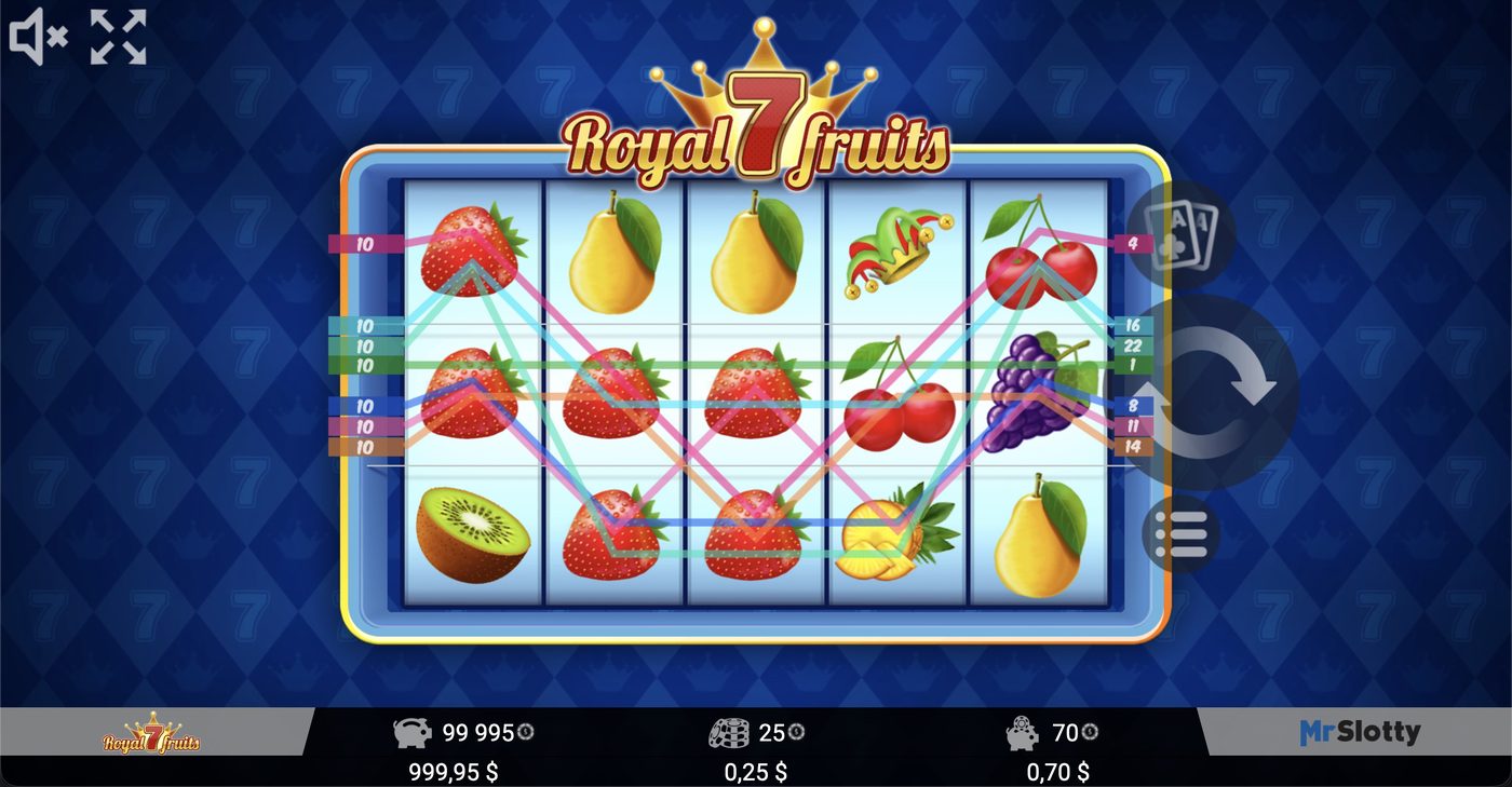 Royal7Fruits: image of winning