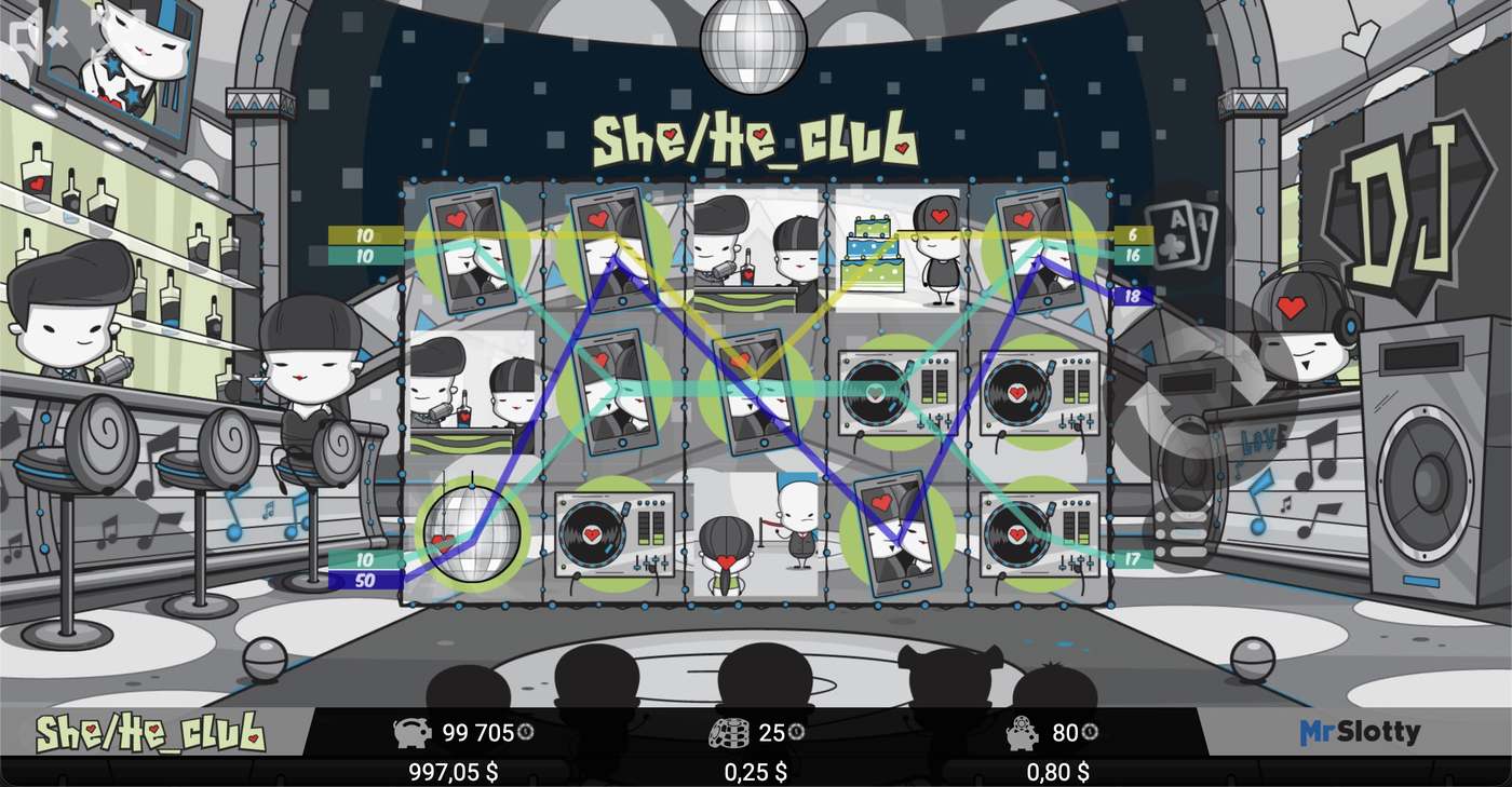 She/He club: image of winning