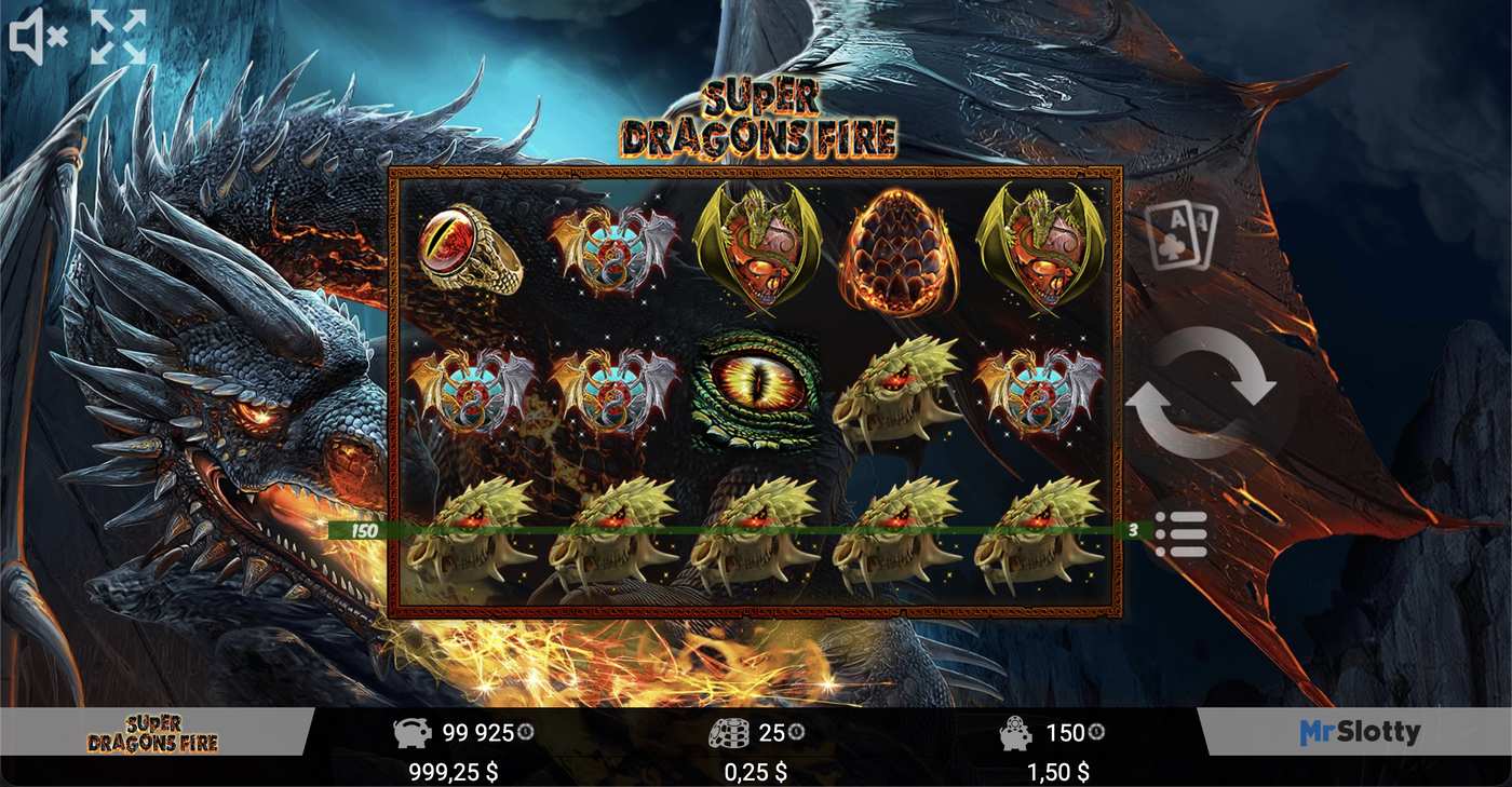Super Dragons Fire: image of winning