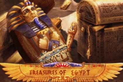 Treasures of Egypt Online Slot Logo